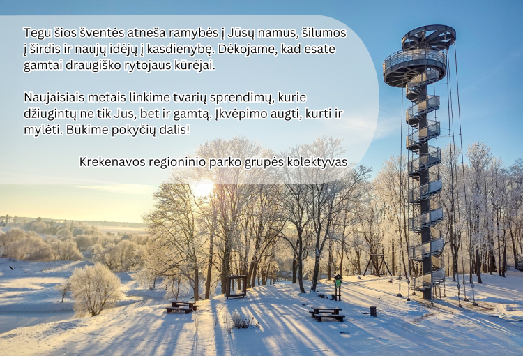 Šviesių ir jaukių švenčių akimirkų!