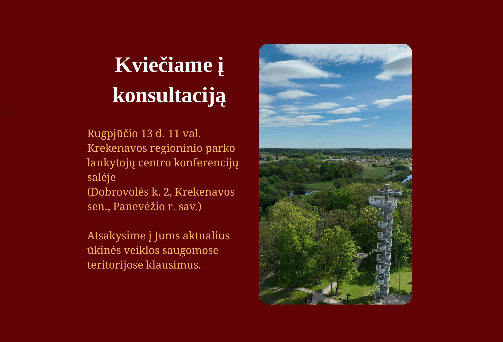 Kviečiame į konsultaciją