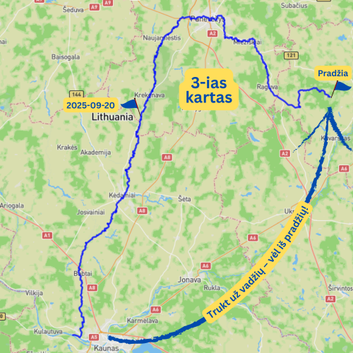 Išmatuok Nevėžį - 3 kartas