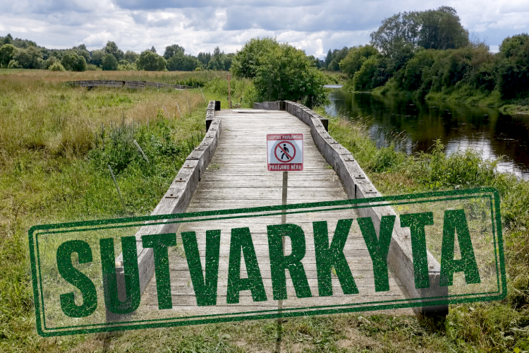 Nevėžio upės slėnio pažintinio tako lankymo apribojimai